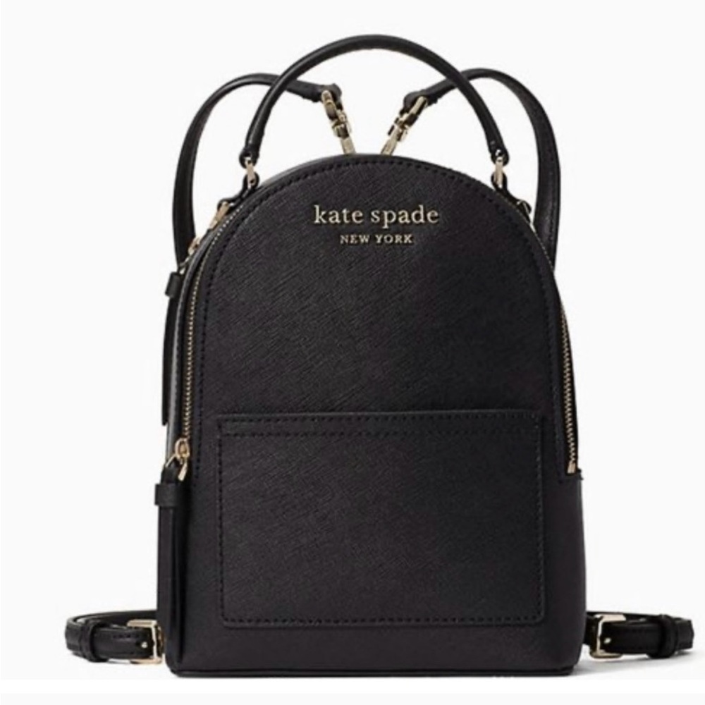 Kate Spade Cameron convertible cross body Black Backpack